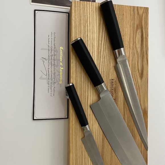 Kitchen Copy Japanese Kamikoto Kanpeki Honshu Steel Knife Set Poshmark